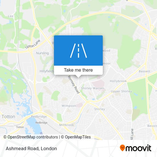 Ashmead Road map