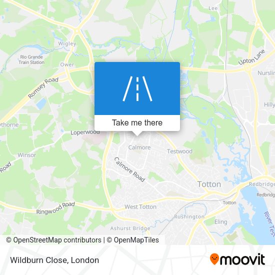 Wildburn Close map
