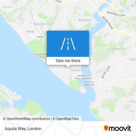 Aquila Way map