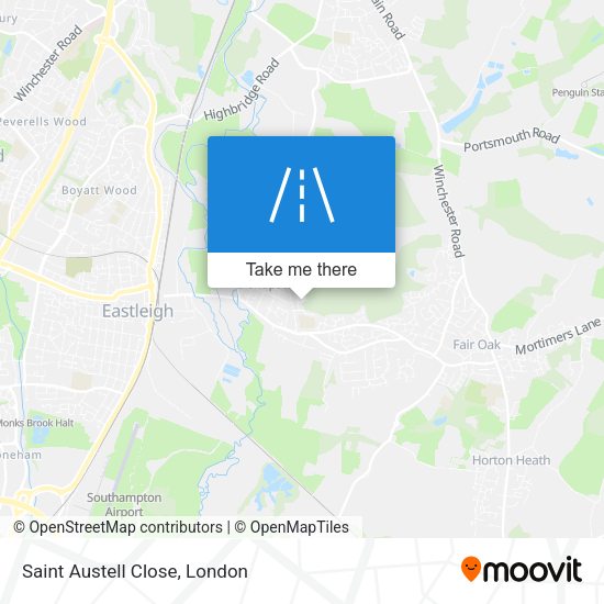 Saint Austell Close map