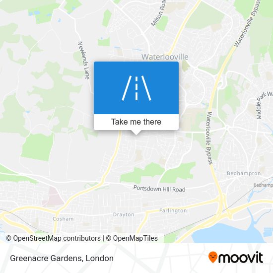 Greenacre Gardens map