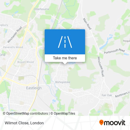 Wilmot Close map