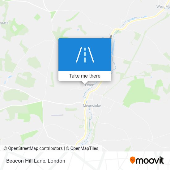 Beacon Hill Lane map