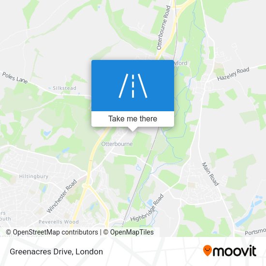 Greenacres Drive map