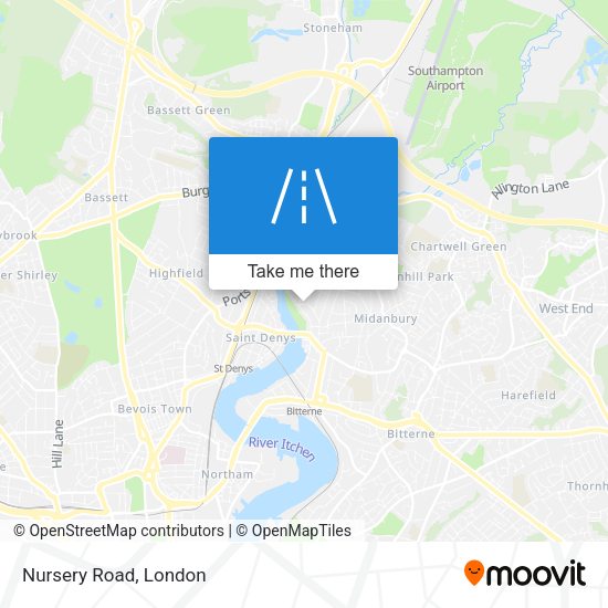 Nursery Road map