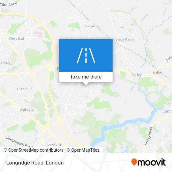 Longridge Road map