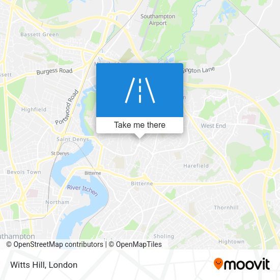 Witts Hill map