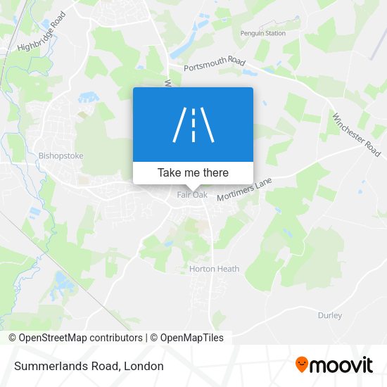 Summerlands Road map