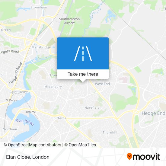 Elan Close map