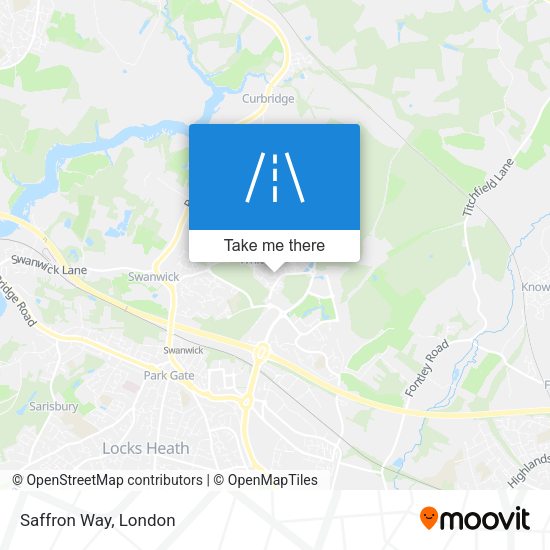 Saffron Way map