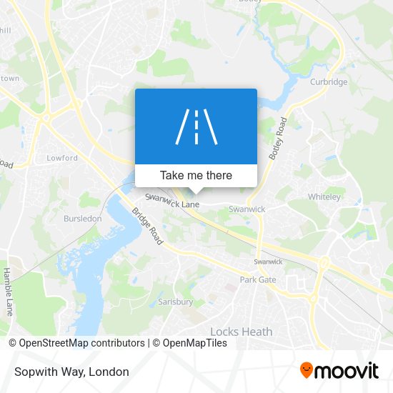 Sopwith Way map