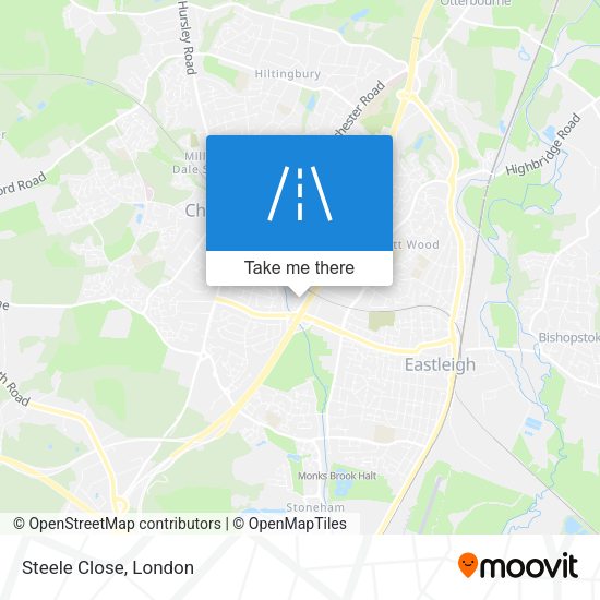 Steele Close map
