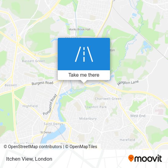 Itchen View map