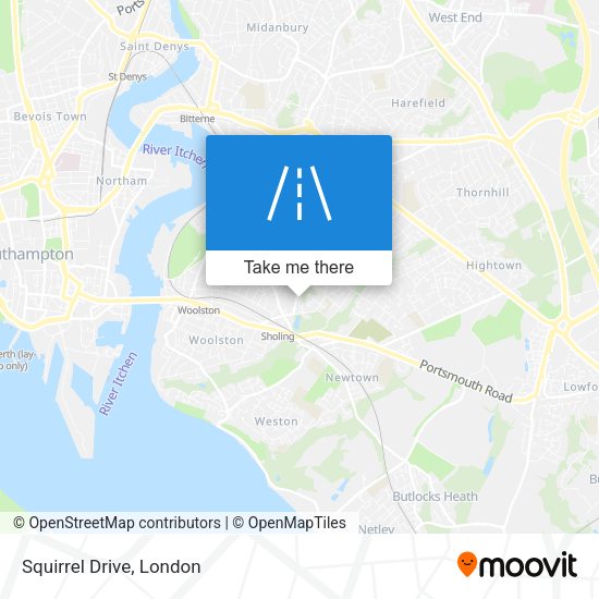 Squirrel Drive map