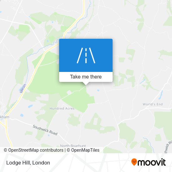 Lodge Hill map