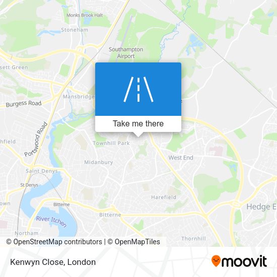 Kenwyn Close map