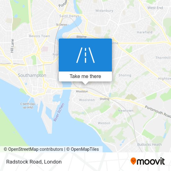 Radstock Road map