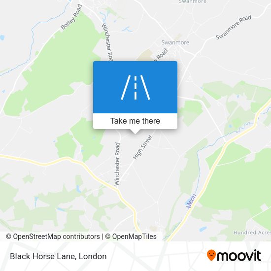 Black Horse Lane map