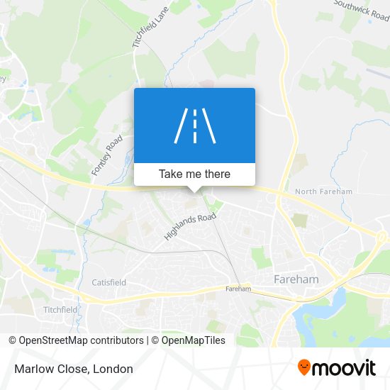 Marlow Close map