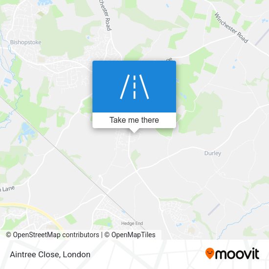 Aintree Close map