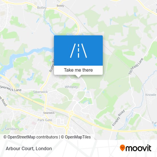 Arbour Court map