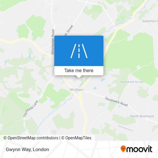 Gwynn Way map