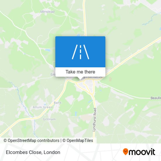 Elcombes Close map