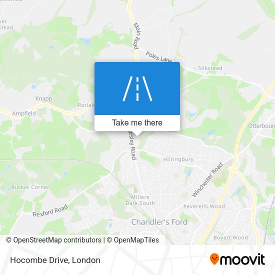 Hocombe Drive map