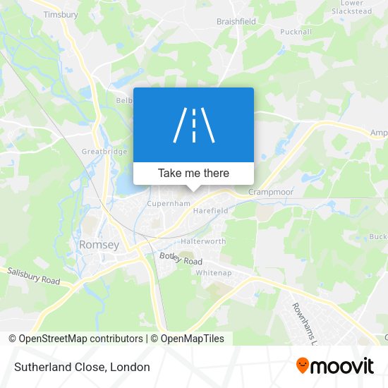 Sutherland Close map