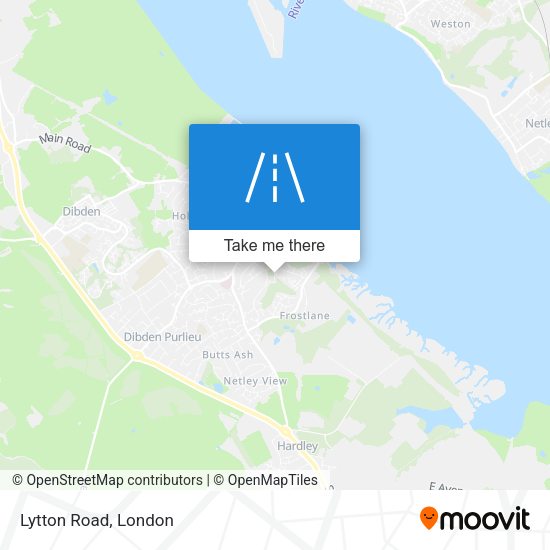 Lytton Road map