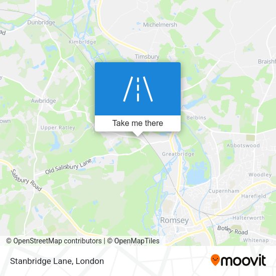 Stanbridge Lane map