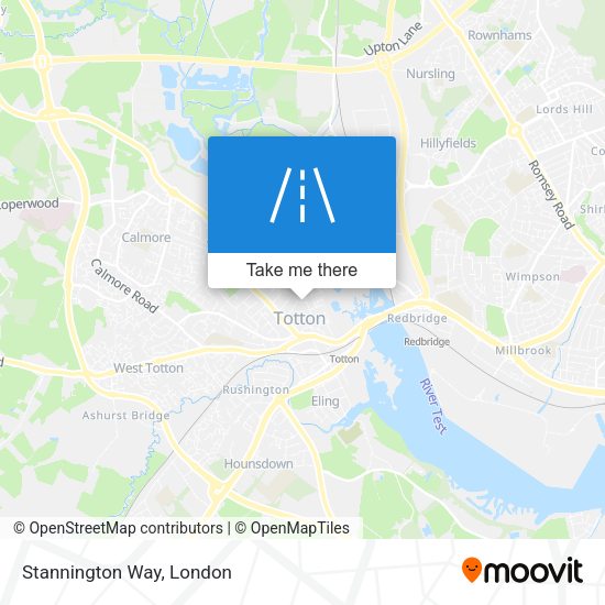 Stannington Way map