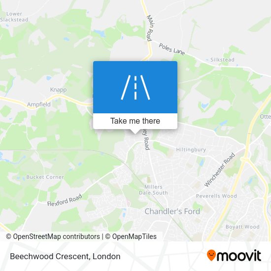 Beechwood Crescent map