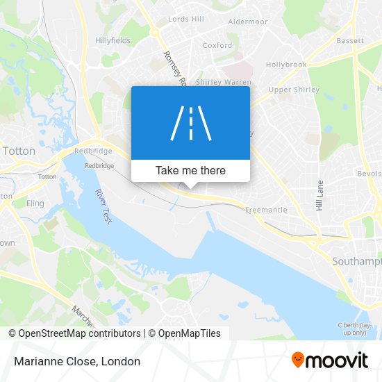 Marianne Close map