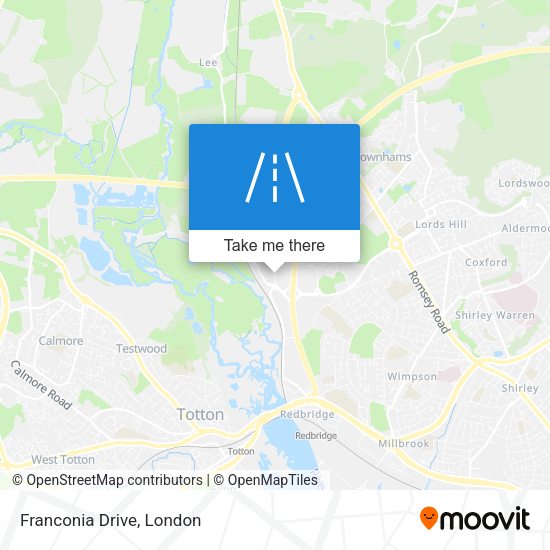 Franconia Drive map
