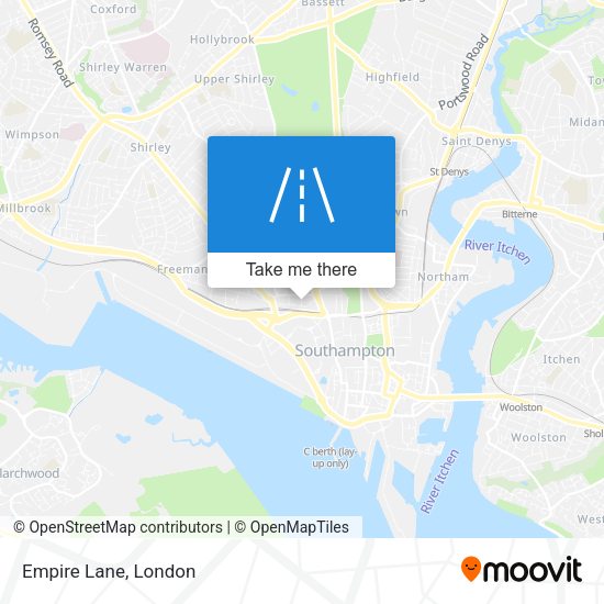 Empire Lane map