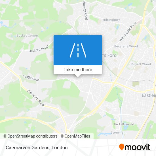 Caernarvon Gardens map