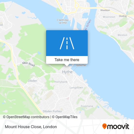 Mount House Close map