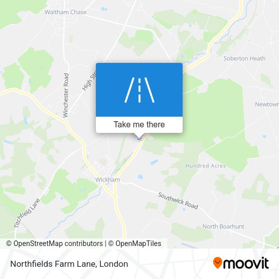 Northfields Farm Lane map