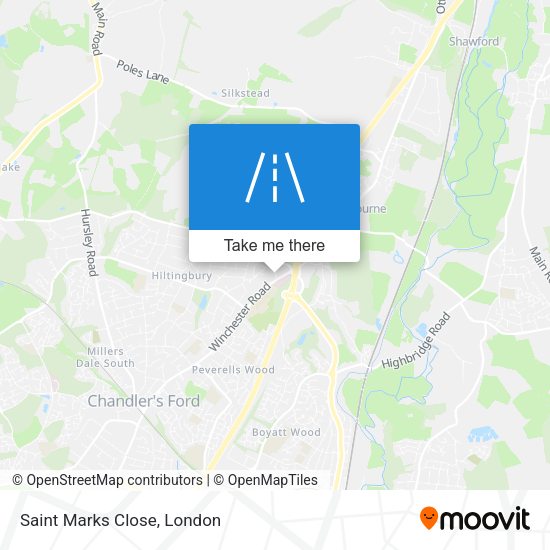 Saint Marks Close map