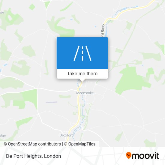 De Port Heights map