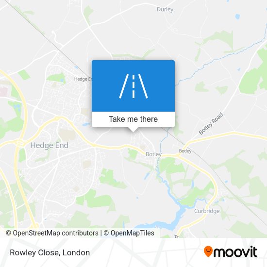 Rowley Close map