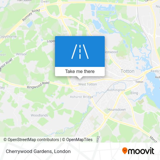 Cherrywood Gardens map