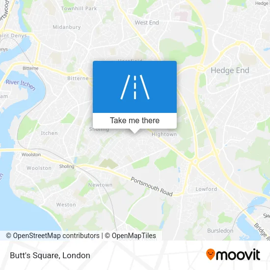 Butt's Square map