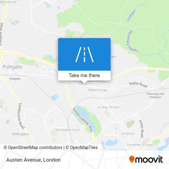 Austen Avenue map