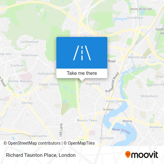 Richard Taunton Place map
