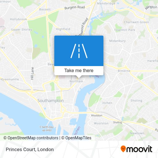 Princes Court map