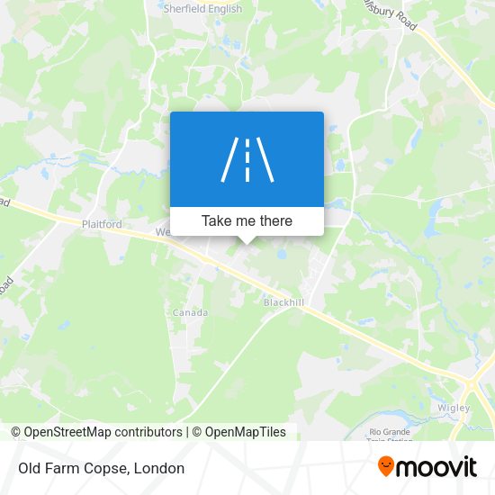 Old Farm Copse map