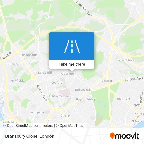 Bransbury Close map