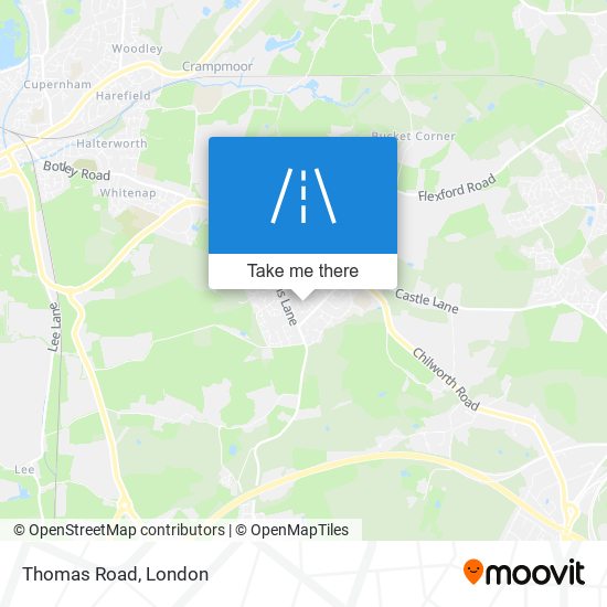 Thomas Road map